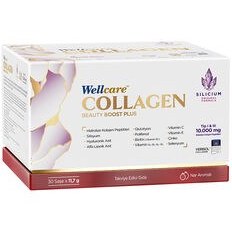 Resim Wellcare Collagen Beauty Boost Plus 10.000 mg 30 Saşe Nar Aromalı 