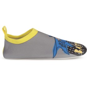 Resim Batman Baskılı Tabanlı 26-30 Numara Deniz Ayakkabısı - Gri - Gri / 26 Numara 