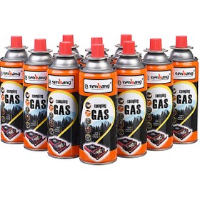Resim SENBANG Kamp Ocağı Gazı 227gr Valfli Kartuş – 10’lu Paket | Pürmüz & Kamp Ocak Uyumlu 