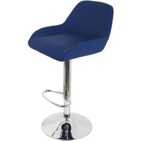 Resim Bürocci Texas Bar Taburesi - Lacivert Deri - 9506S0103 Çok Renkli 