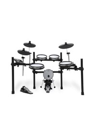 Resim Hitman Hd-27 Dijital Davul Seti Orta Seviye Hassas Pad Yapısı, Çok Sayıda Dahili Ritim Ve Metronom, Kulaklık Çıkışlı Sessiz Çalışma Modu 