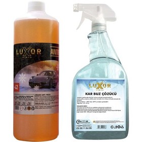 Resim Luxor - 42 Derece Turuncu Antifriz 1 LT - Kar Buz Çözücü 1 Lt 