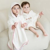 Resim 1 Sevimli Desenli Çocuk Havlusu, Tüm Mevsimler İçin Uygun, Plaj ve Banyo için Gerekli, 0-3 Yaş Arası Çocuklar İçin Uygundur 