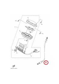 Resim Yamaha Crypton C8 Or. Kilometre Teli 4S9-H3550-00 