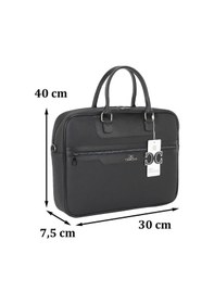 Resim Case Club 2208 Notebook El Omuz Çantası 15.6 İnç Laptop Bölmeli Omuz Askılı Siyah 
