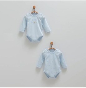Resim Caramell Bebek Body 1462 Mavi 