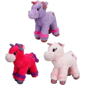 Resim MCM Group Unicorn Renkli Peluş At 28 Cm. 1 Adet Fiyatıdır 