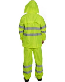 Resim Kkdavm Bestguard Yağmurluk Oxford Reflektörlü Takım Sarı 