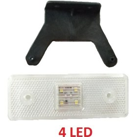 Resim Side Marker Lamba (Ledli) Braketli 12V Arkasi Duz 504631780 