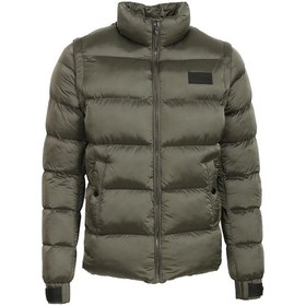 Resim Erkek Vizon Termo Dolumlu Two Tone Rüzgar Ve Su Itici Slim Fit Mont Ncs Jeans 4990-Vizon 