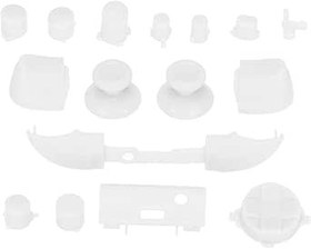 Resim GZD cersalt Oyun kontrol tuşu seti, uyumlu oyun kolu yedek düğme, Xbox Series X için benzersiz konforlu his (beyaz) 
