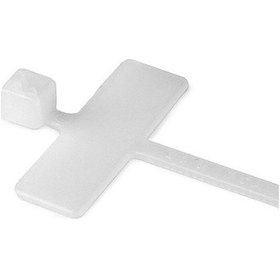 Resim 100x2,5 Etiketli Kablo Bağı Cırt Plastik Kelepçe 50 Adet 