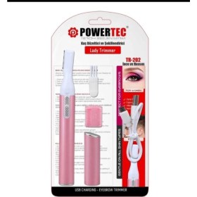 Resim Yeşil USB Şarjlı Kaş, Burun ve Kulak Kıl Kesme Cihazı, Pratik Kullanım 