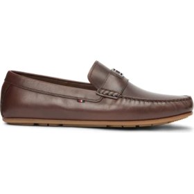 Resim Tommy Hilfiger Kahve Erkek Loafer Hardware Hılfıger Drıver Shoe 
