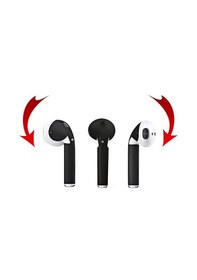 Resim Apple Uyumlu AirPods Kulaklık Kaplama Sticker Koruyucu Film Etiket Folyo 1 Çift 