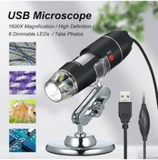 Resim Tenfowee 1600x Büyütmeli Usb Dijital Mikroskop - 8 Led Aydınlatmalı Taşınabilir El Mikroskobu 