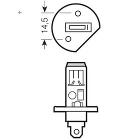 Resim 1 Adet H1 12v. Standart Ampul, 004025,48350,12258,64150 