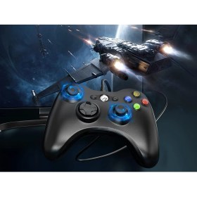Resim Beboncool Windows Pc Uyumlu Titreşimli Kablolu Joystick Gamepad 