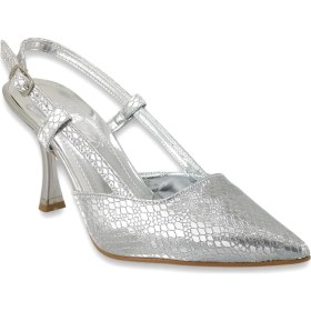 Resim Beety 194 615 24KA Kadın Abiye Ayakkabı Gümüş 