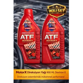 Resim Direksiyon Yağı Dextron Iı 900 ml 2 Adet Ikili Set Motorx 