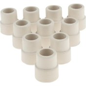 Resim Trendooze Homyl 10 Adet Kauçuk Şişe Tıpası Bung Flask Test Tüpü 24mm Çift Kapağı İle Güvenli Saklama 