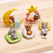 Resim 1 adet/5 adet Warner Brothers Tom ve Jerry Heykelleri, PVC Malzeme Karakter Koleksiyon Figürleri, Araba İç Dekorasyonu, Ofis, Ev, Yurt Parti Dekorasyonları, Doğum Günü Hediyeleri ve Okula Dönüş Sezon Hediyeleri için Uygun 