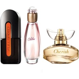 Resim Avon Fullspeed Edt 75 Ml + Celebre Edt 50 Ml + Cherish Edp 50 Ml 3lü Set 