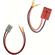 Resim Chuangyinshop Red And Gray 2 Parça Hızlı Bağlantı Uzatma Kablosu Çatal Ağır Hizmet Fiş 