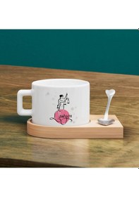 Resim Bk Gift Kişiye Özel İsimli Avukat Tasarımlı-9, Ahşap Altlıklı Seramik Fincan, Meslek Hediyesi, Yeni İş Hediyesi Kobitmeyen137918 Bk Gift 