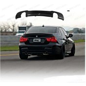Resim bmw e90 2005-2012 plastik boyasız 3.35 arka difüzör 