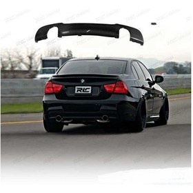 Resim bmw e90 2005-2012 plastik boyasız 3.35 arka difüzör 
