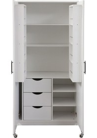 Resim Kiler, Blesk 2 Kapaklı Büyük Erzak Kiler Mutfak Dolabı Beyaz Renkli 