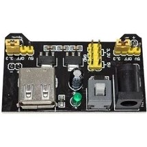 Resim Elektronikport MB102 Breadboard Güç Kaynağı Modülü 3.3V / 5V 