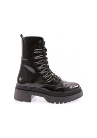 Resim Dgn K9075 Kadin Bağcikli Silver Taş Bağcikli Bot K9075-1916-R7749 Siyah 