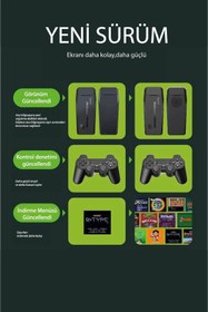 Resim NewFace M8 64GB Dual Pad 4K Game Stick - Siyah YKTSN 