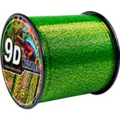 Resim YACUMA 9D Kamuflaj Balıkçılık İpi - Florokarbon Kaplamalı Naylon, Süper Güçlü ve Dayanıklı, 2.4KG-16.47KG Test Ağırlığı, 505m/552YDS Yeşil Siyah Uçlu Tatlısu ve Tuzlusu İçin Canlı Desen Tasarımı 