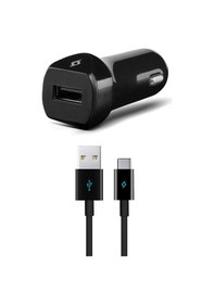 Resim Ttec Speedcharger Araç Hızlı Şarj Aleti 2.1A + Type-C Kablo Siyah N11.1318 