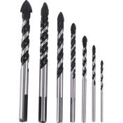 Resim Chihiro586 - 9278 Porselen Seramik Karo, Beton, Tuğla Duvar, Cam, Ayna, Plastik Duvar ve Ahşap Için Tungsten Karbür Matkap Ucu Seti (3 4 5 6 8 10 12MM) (Yurt Dışından) 