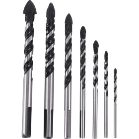 Resim Unncanny Porselen Seramik Karo, Beton, Tuğla Duvar, Cam, Ayna, Plastik Duvar ve Ahşap Için Tungsten Karbür Matkap Ucu Seti (3 4 5 6 8 10 12MM) (Yurt Dışından) 