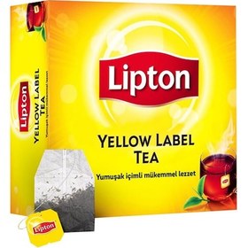 Resim Lipton Yellow Label Siyah Süzen Bardak Poşet Çay 4'lü 100 x 2 G 