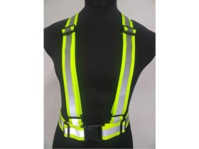 Resim Caro (135) Motorsiklet Reflektörlü Yelek Scooter Reflektör Yelek Bisiklet Reflektif Yelek ile Uyumlu 