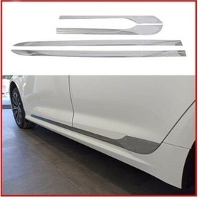 Resim Toyota Corolla Uyumlu Krom Yan Kapı Çıtası 2019-2020-2021 Pas.Çelik 4 Pa 