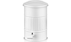 Resim Banyo Çöp Kovası, Şık ve Pratik Beyaz Tasarım, Günlük Kullanım 