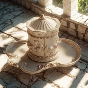 Resim Reçine Döküm Kalıbı, 2 Adet Set Kuzey Tarzı, Kabartmalı Karusel Depolama Kutusu Dantel Tepsi Kalıbı, Epoksi Reçine Döküm Çimento Kalıbı, DIY Takı Küçük Dekoratif Kap, Ev Dekorasyonu Alçı El Sanatları 