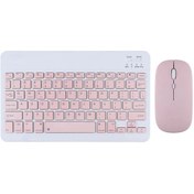 Resim MİCROTECH Preo Ptab T10 Uyumlu Klavye Mouse Set Pembe 