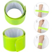 Resim FourForce Kol Bandı Yansıtıcı Bileklik 2 Adet Yeşil-Sarı, 3cm x 40CM, Kendiliğinden Sarıcı 