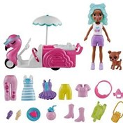 Resim Polly Pocket Flamingo Atıştırmalık Arabası HWP24 