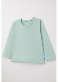 Resim Breeze Erkek Bebek Uzun Kollu Tişört Basic 9 Ay-3 Yaş, Mint Yeşili Mint Yeşili 