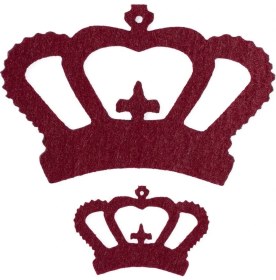 Resim Kahi-zai La Mia 10 Lu Bordo Taç Keçe Motifler - FS314-M14 