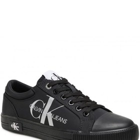 Resim Calvin Klein Vulcanized Laceup Pes Kadın Sneakers Full Black 